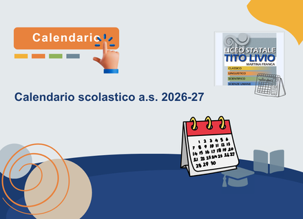 Calendario scolastico - a.s. 2026/2027